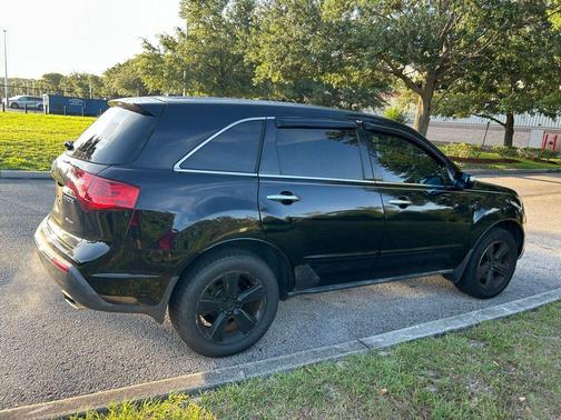 Crystal Black Pearl 2011 Acura MDX 3.7L Technology