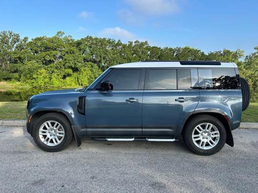 Blue Metallic 2022 Land Rover Defender S