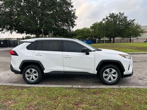 Super White 2021 Toyota RAV4 LE