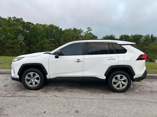 Super White 2021 Toyota RAV4 LE