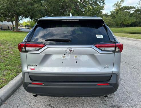 Silver Sky Metallic 2025 Toyota RAV4 Hybrid LE