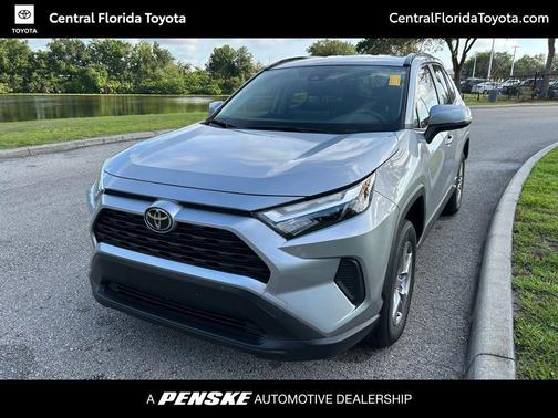 Silver Sky Metallic 2025 Toyota RAV4 Hybrid LE
