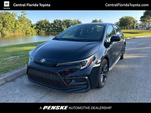 Midnight Black Metallic 2024 Toyota Corolla SE