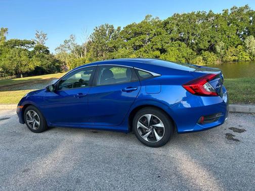 Aegean Blue Metallic 2019 Honda Civic LX