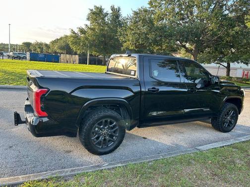 Midnight Black Metallic 2022 Toyota Tundra Hybrid Platinum