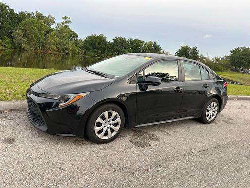 Black Sand Pearl 2022 Toyota Corolla LE