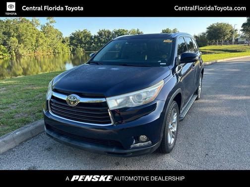 Nautical Blue Metallic 2014 Toyota Highlander Limited Platinum