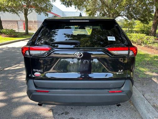 Midnight Black Metallic 2025 Toyota RAV4 Hybrid SE