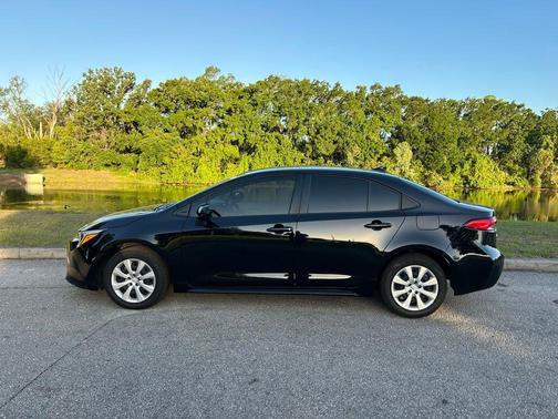 Midnight Black Metallic 2026 Toyota Corolla Hybrid LE