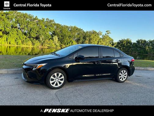 Midnight Black Metallic 2026 Toyota Corolla Hybrid LE