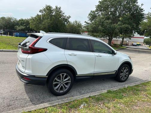 Platinum White 2022 Honda CR-V AWD Touring