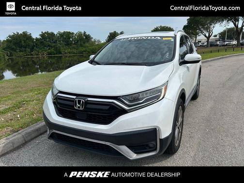 Platinum White 2022 Honda CR-V AWD Touring