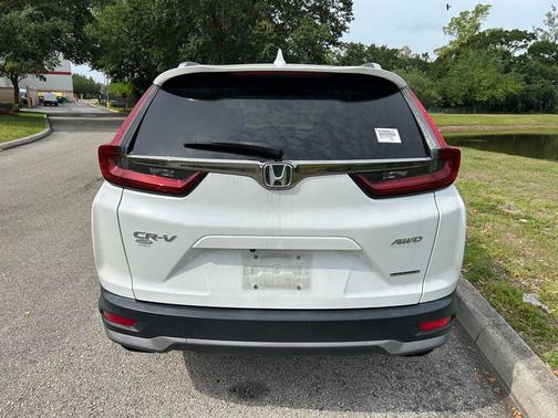 Platinum White 2022 Honda CR-V AWD Touring