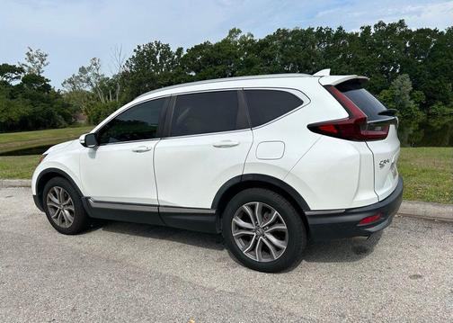 Platinum White 2022 Honda CR-V AWD Touring