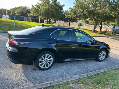 Midnight Black Metallic 2022 Toyota Camry LE