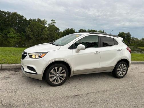 White Frost Tricoat 2019 Buick Encore Preferred