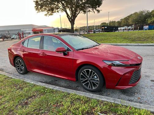 Supersonic Red 2025 Toyota Camry XLE