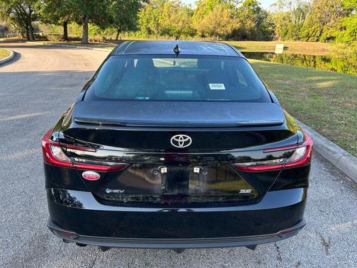 Midnight Black Metallic 2025 Toyota Camry SE