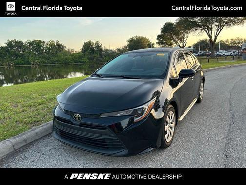 Midnight Black Metallic 2023 Toyota Corolla LE