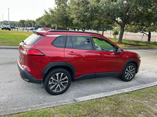 Barcelona Red Metallic 2023 Toyota Corolla Cross XLE