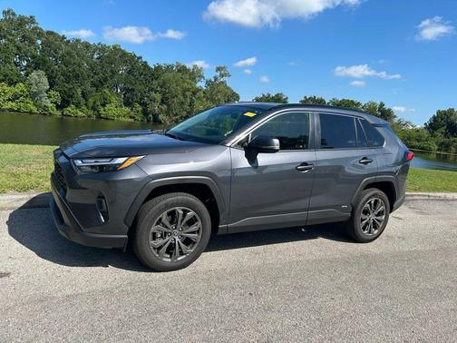 Magnetic Gray Metallic 2025 Toyota RAV4 Hybrid XLE Premium