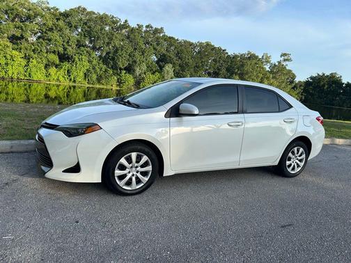 White 2019 Toyota Corolla LE