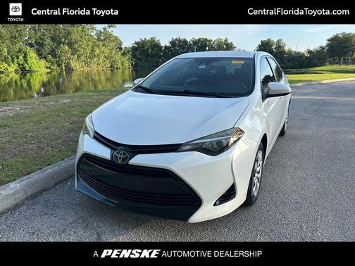 White 2019 Toyota Corolla LE