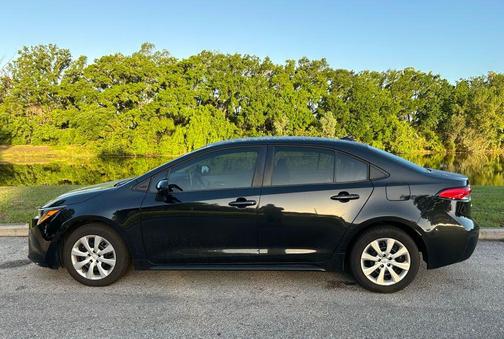 Black Sand Pearl 2021 Toyota Corolla LE