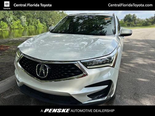Diamond White Pearl 2019 Acura RDX Advance Package