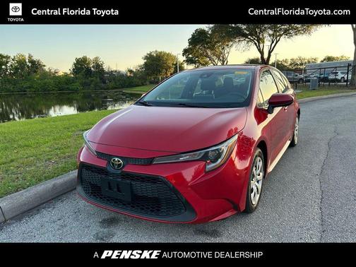 Barcelona Red Metallic 2021 Toyota Corolla LE