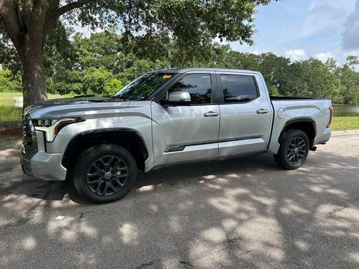 Celestial Silver Metallic 2024 Toyota Tundra Hybrid Platinum