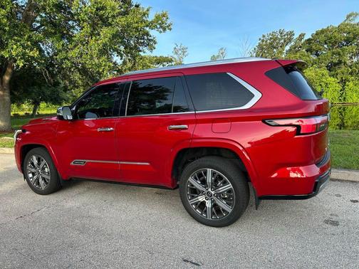 Supersonic Red 2023 Toyota Sequoia Capstone