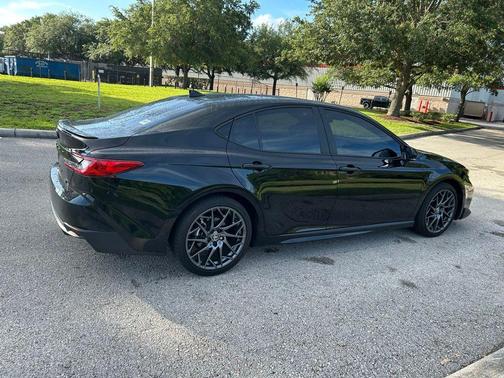 Midnight Black Metallic 2025 Toyota Camry SE