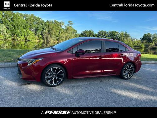 Ruby Flare Pearl 2022 Toyota Corolla LE
