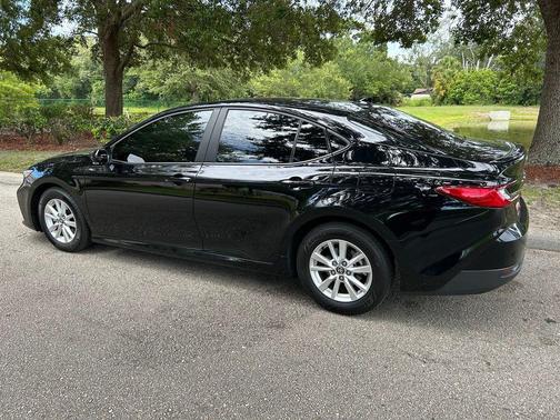 Midnight Black Metallic 2025 Toyota Camry LE
