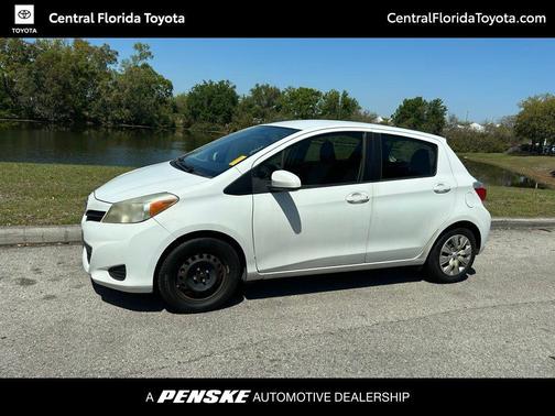 Super White 2013 Toyota Yaris LE