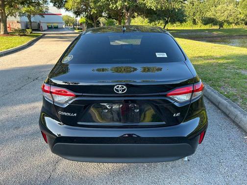 Midnight Black Metallic 2025 Toyota Corolla LE