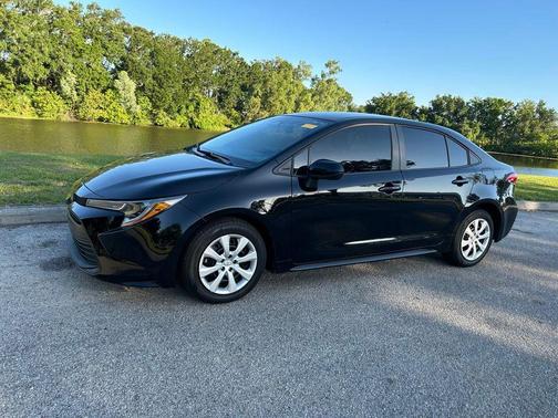 Midnight Black Metallic 2025 Toyota Corolla LE