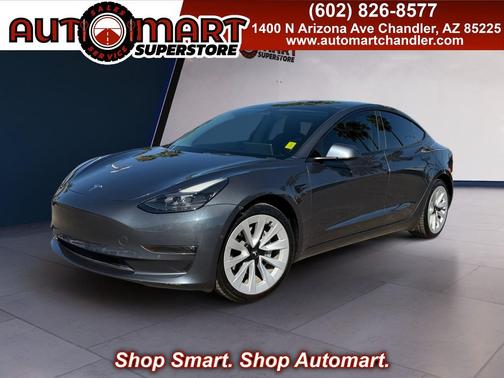 GRAY 2022 Tesla Model 3 Long Range