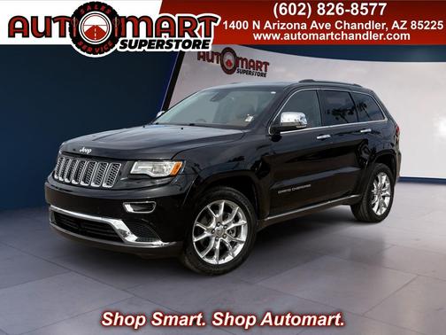 Brilliant Black Crystal Pearlcoat 2015 Jeep Grand Cherokee Summit