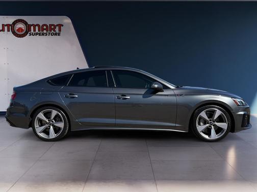 Daytona Gray Metallic 2021 Audi A5 Sportback 45 S Line Premium Plus