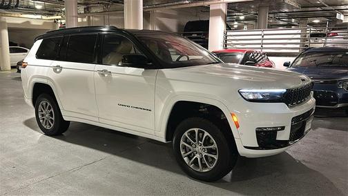 Bright White Clearcoat 2023 Jeep Grand Cherokee L Summit