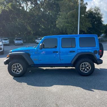 Hydro Blue Pearlcoat 2024 Jeep Wrangler Rubicon