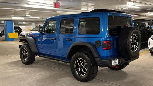Hydro Blue Pearlcoat 2024 Jeep Wrangler Rubicon