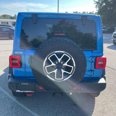 Hydro Blue Pearlcoat 2024 Jeep Wrangler Rubicon