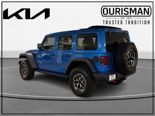 Hydro Blue Pearlcoat 2024 Jeep Wrangler Rubicon