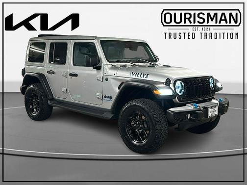 Silver Zynith Clearcoat 2024 Jeep Wrangler 4xe Sport