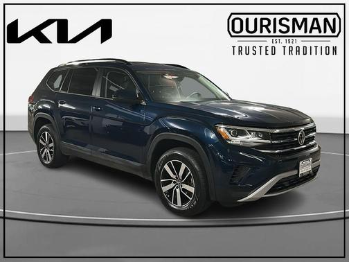 Tourmaline Blue Metallic 2022 Volkswagen Atlas 2.0T SE