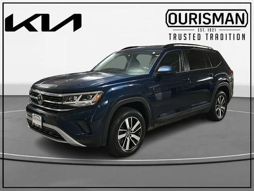 Tourmaline Blue Metallic 2022 Volkswagen Atlas 2.0T SE