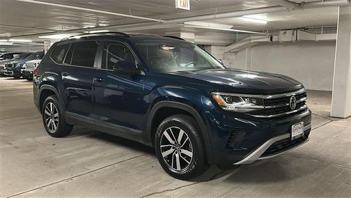 Tourmaline Blue Metallic 2022 Volkswagen Atlas 2.0T SE